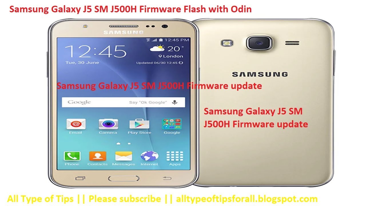 Samsung Galaxy J5 SM J500H Firmware update with Odin