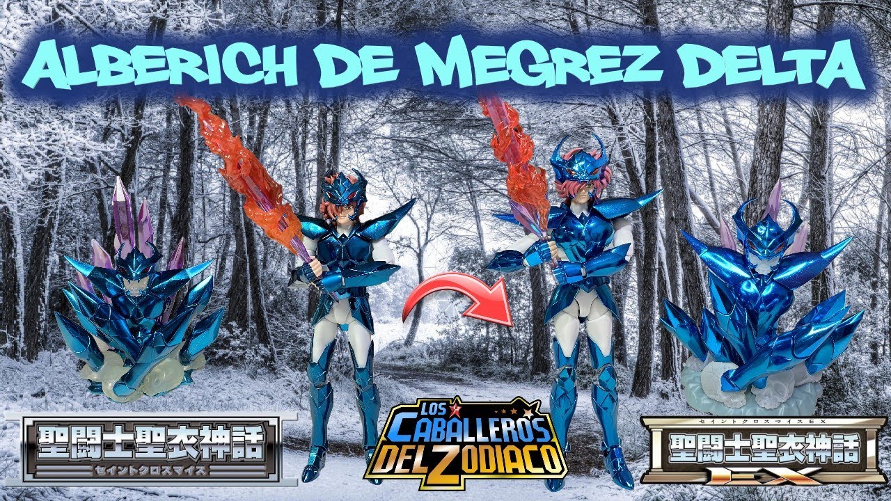 Alberich de Megrez Delta Myth Cloth EX Unboxing Armado Y comparacion - Los Caballeros del Zodiaco