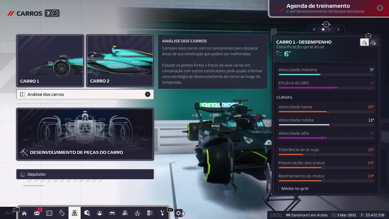 F1 manager 24 Ps5 equipe aston martin  GP de monza  8 temporada  deixa o like 👍