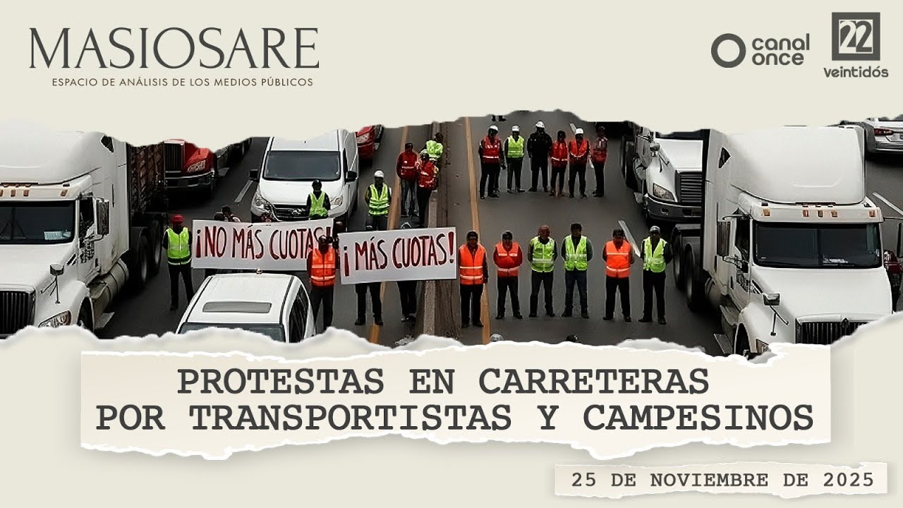 Masiosare - Debate Coyuntural: Protestas en carreteras por transportistas y campesinos (25/11/2025)