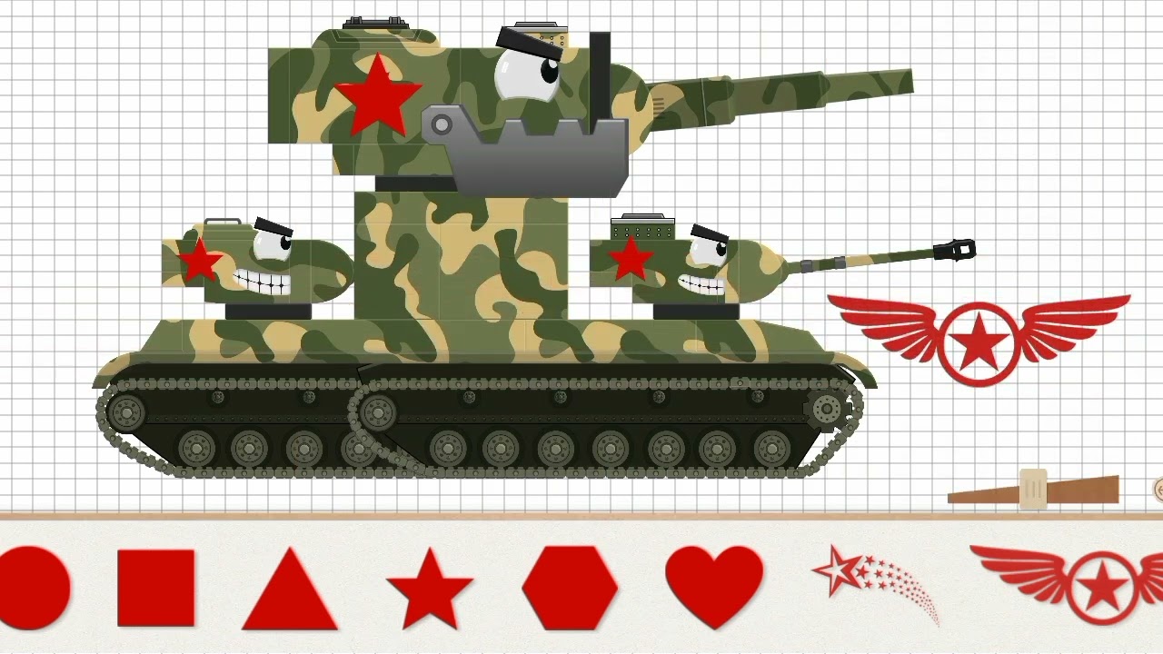 Постройка кв-6 и СМК в игре Labo tank 