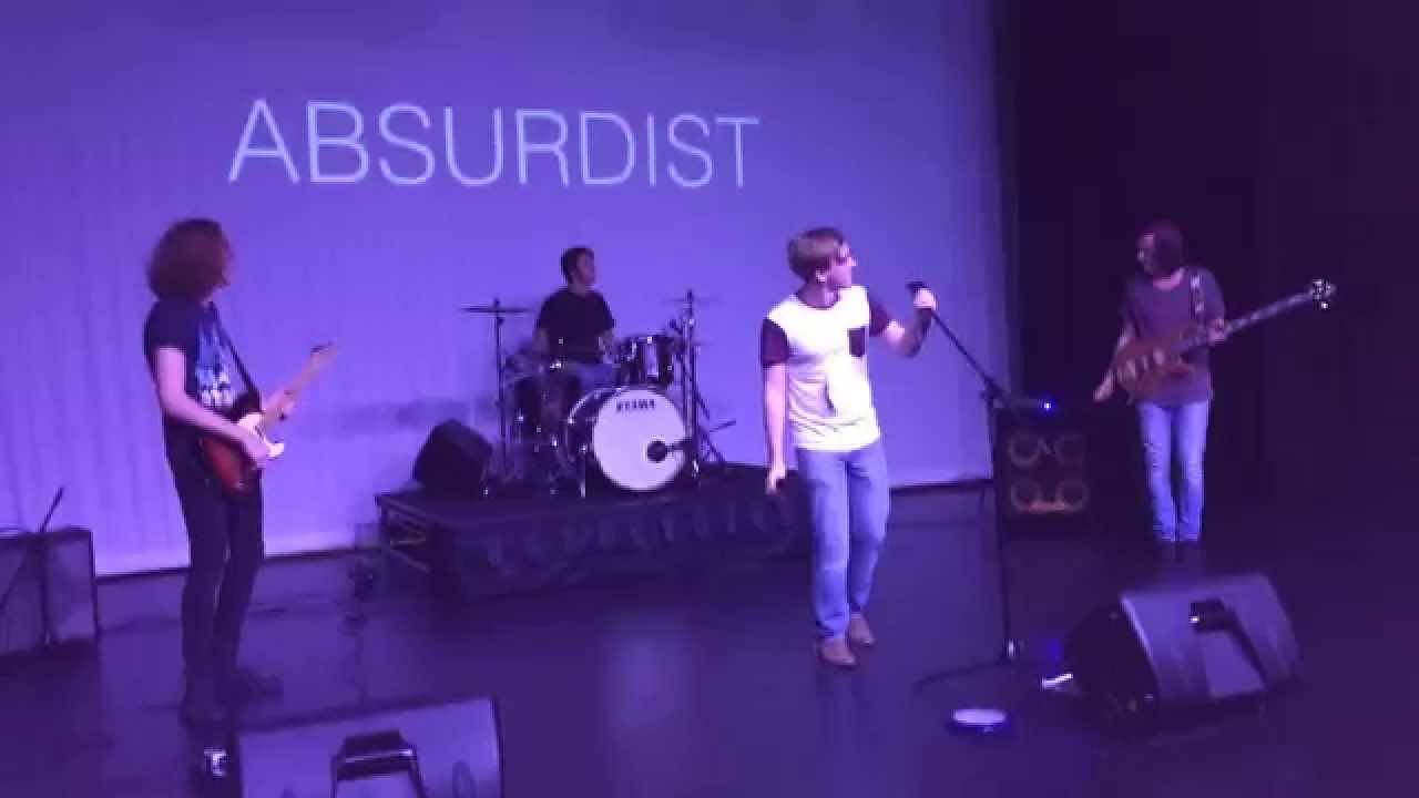 ABSURDIST - SOLDIER BURNING  (recorded on iPhone LIVE)