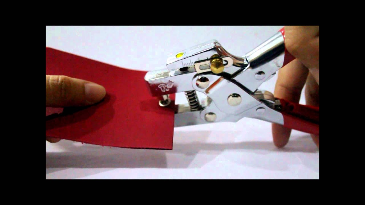 Tutorial : How to use 2 in 1 Eyelet Plier