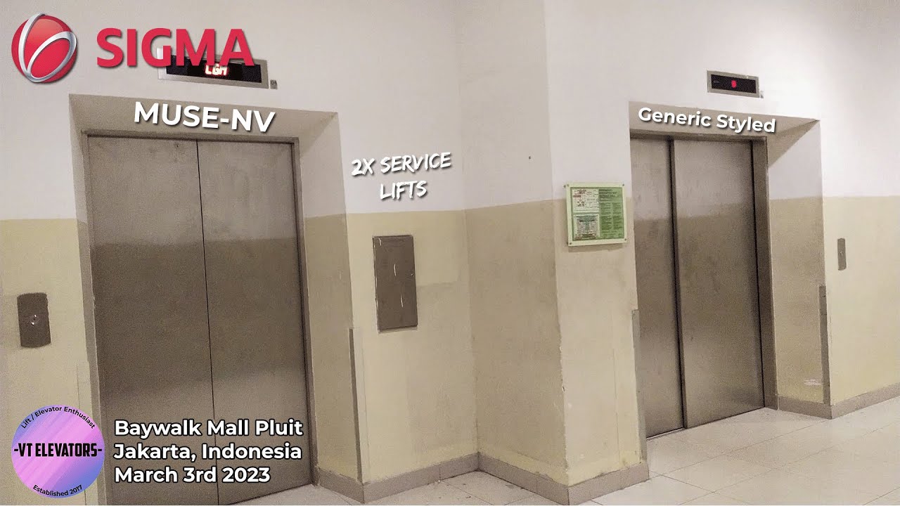 2 SIGMA Traction Service Lifts - Baywalk Mall Pluit, Jakarta