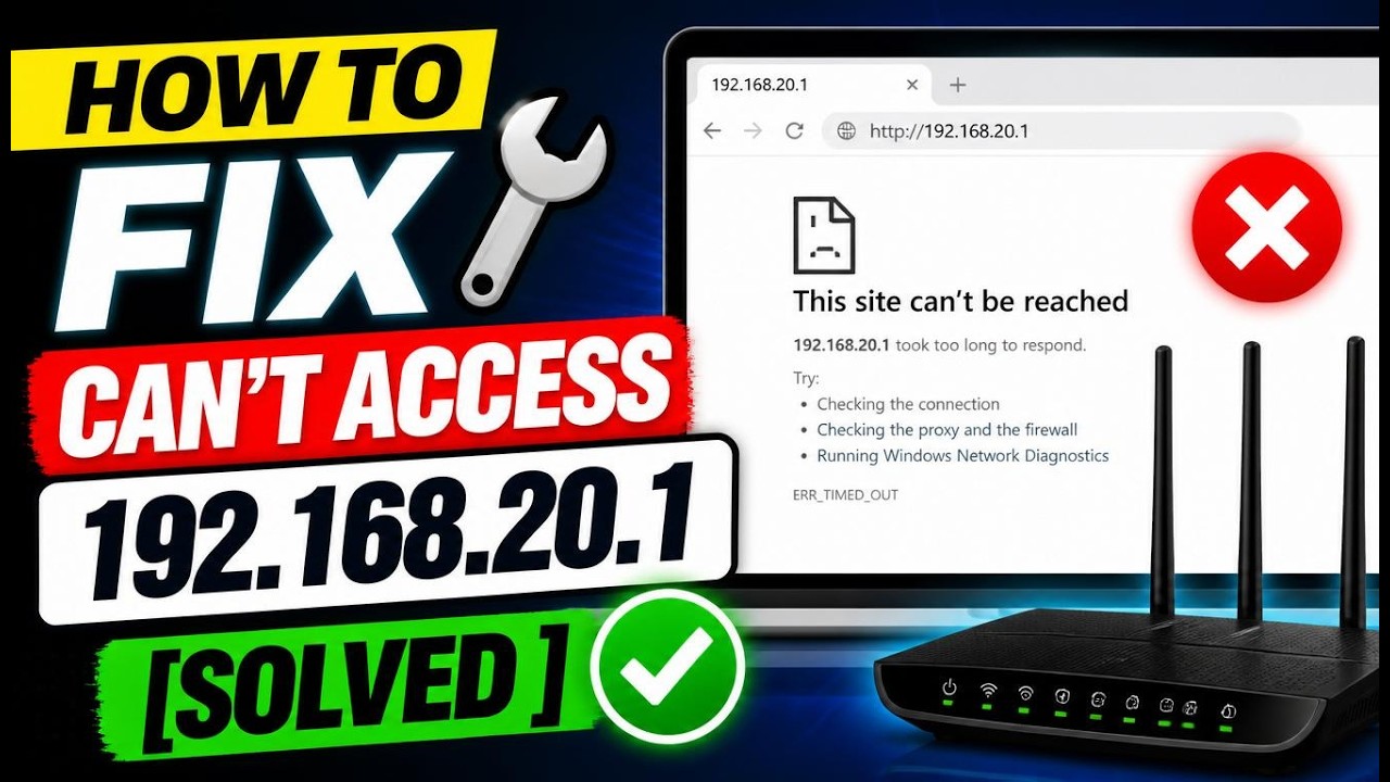 Не получается войти в 192.168.20.1? Быстрое решение проблем с доступом к роутеру | 192.168.20.1 н...
