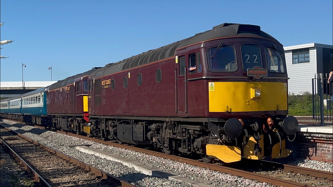 4 Railtours depart Derby after the Greatest Gathering  2/08/2025