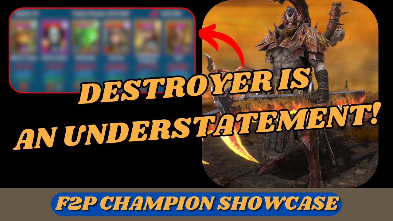 Varl The Destroyer Showcase! | F2P Champion Showcase | RAID: Shadow Legends