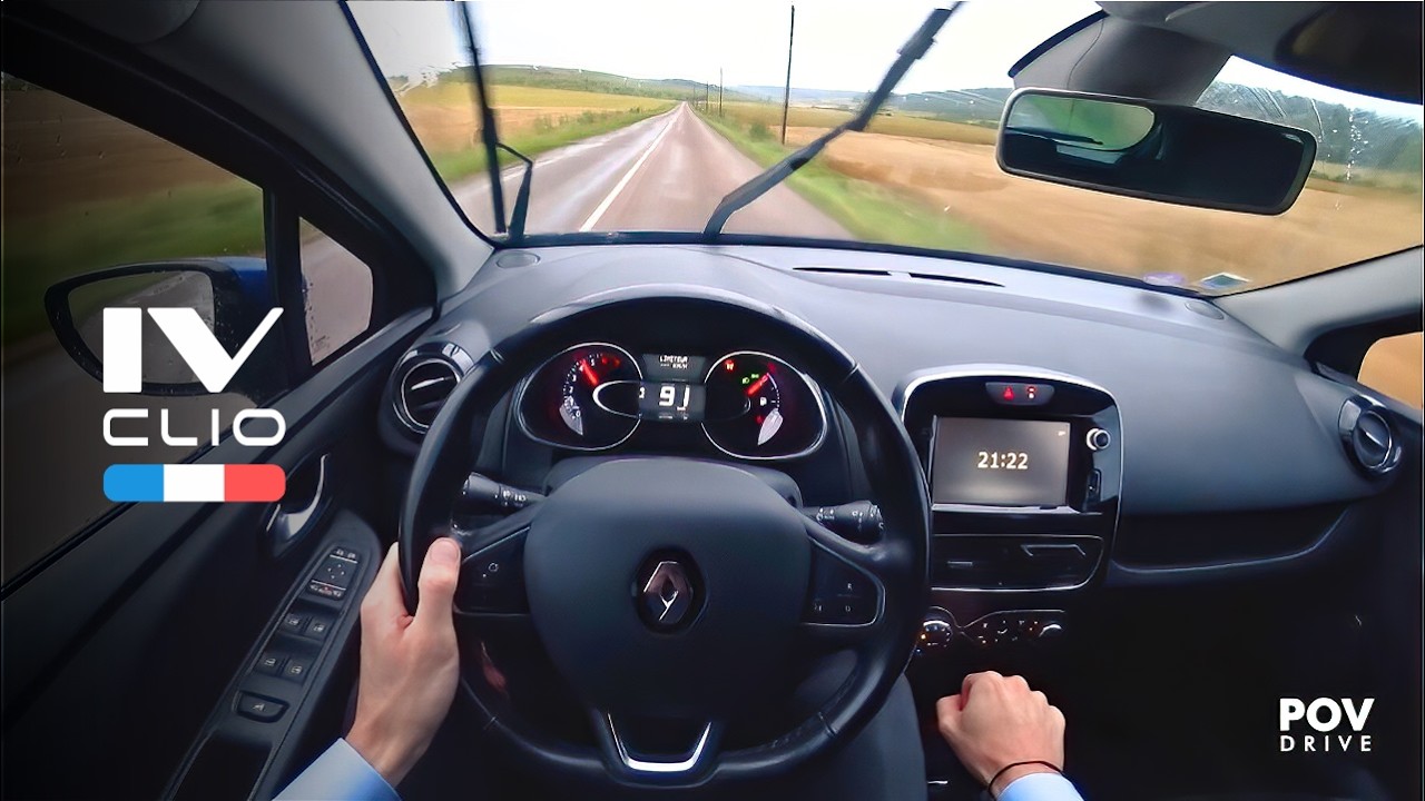 Pushing the RENAULT CLIO IV to it's Limits!! on French Roads 🇨🇵