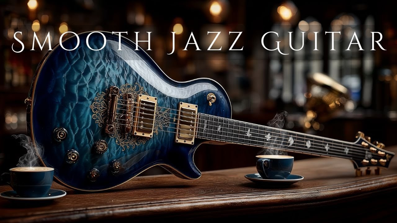 Exquisite Smooth Jazz Guitar: Elevate Your Home into a Luxury Cafe Sanctuary Study & Work