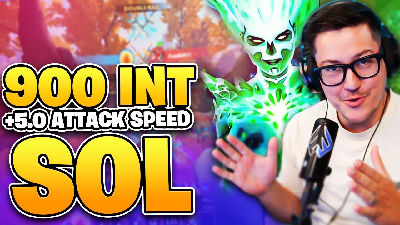 I CREATED A 900 INT 5.0 ATTACK SPEED SOL BUILD.... ITS INSANE - Smite 2 Play by Play