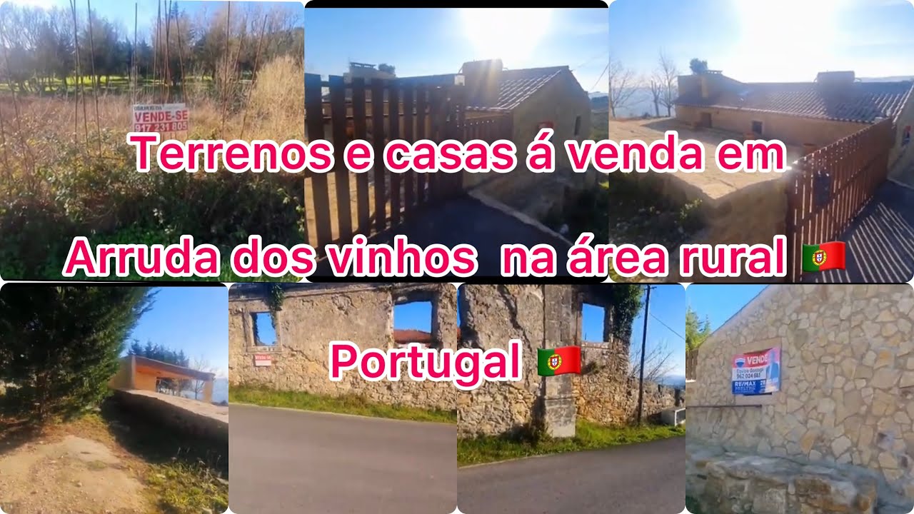 TERRENO -E CASA- A VENDA NA ÁREA RURAL DE -ARRUDA DOS VINHOS -PORTUGAL 🇵🇹🇵🇹
