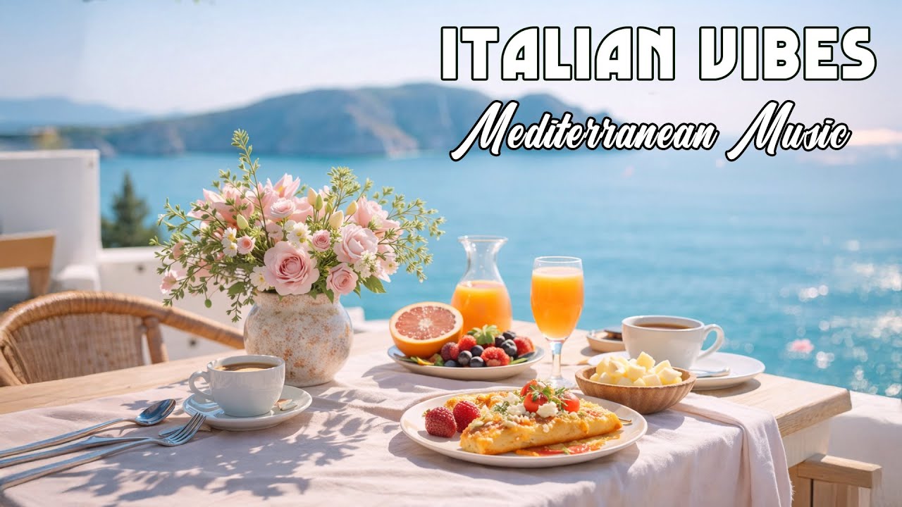 The Best 🇮🇹 Italian Music🎶 Italian Vibes 🎶 1+ Hour Scenic Amalfi Coast & Lake Como Relaxation 4K