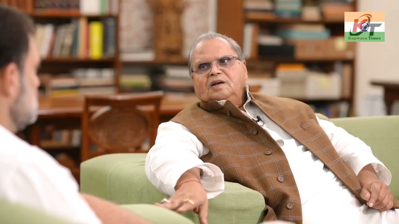 Watch: Rahul Gandhi Interviews Former J&K Governor Satya Pal Malik