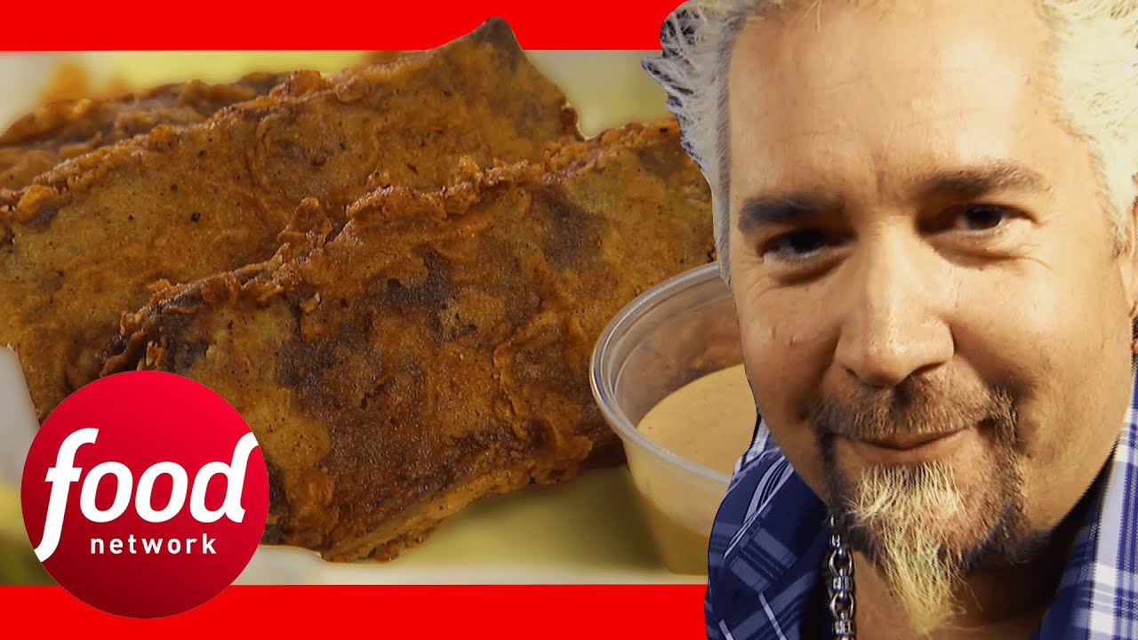 Guy Fieri Visits 'Flavor Town' Through Chicken-Fried Ribs!! | Diners, Drive-Ins & Dives