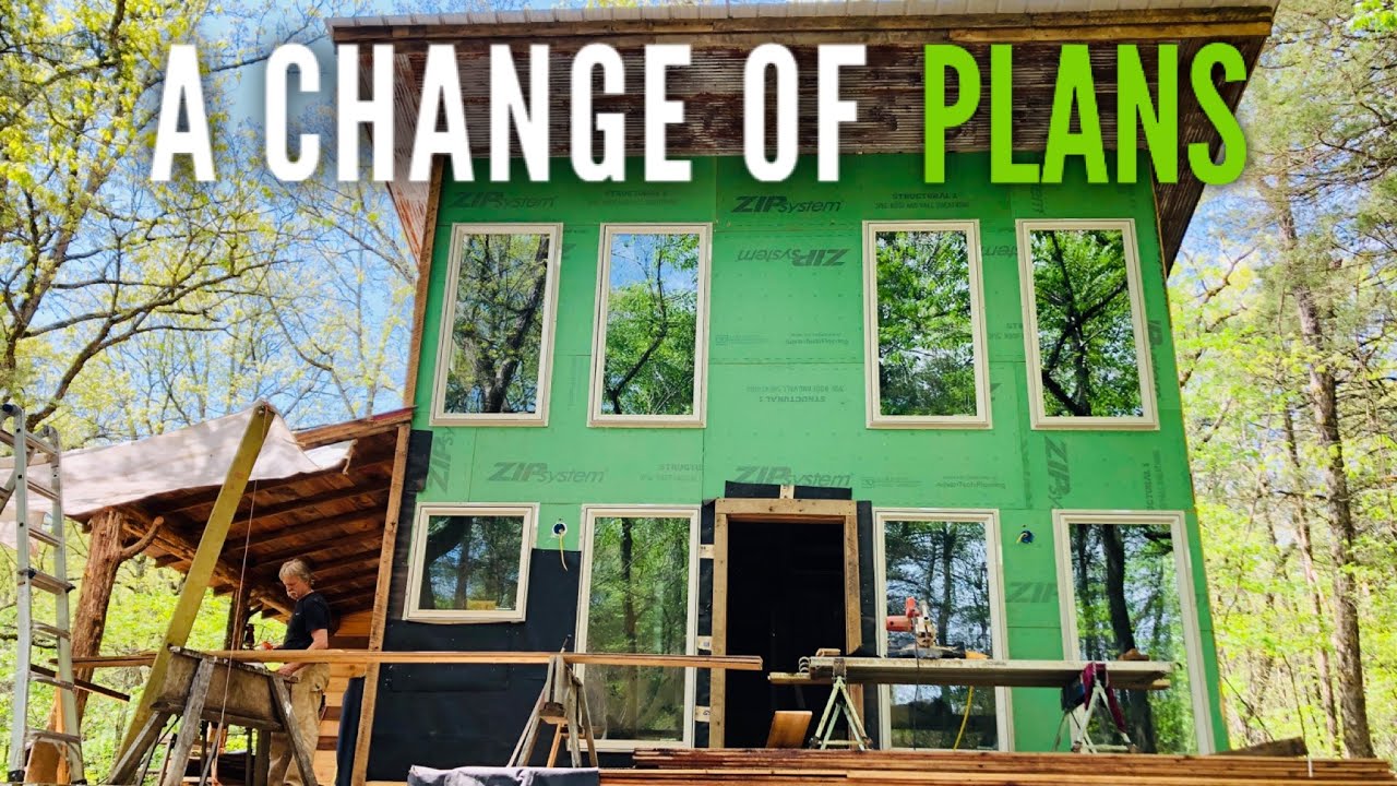We got WINDOWS & Made Changes @ the Off Grid Cabin - EP #13