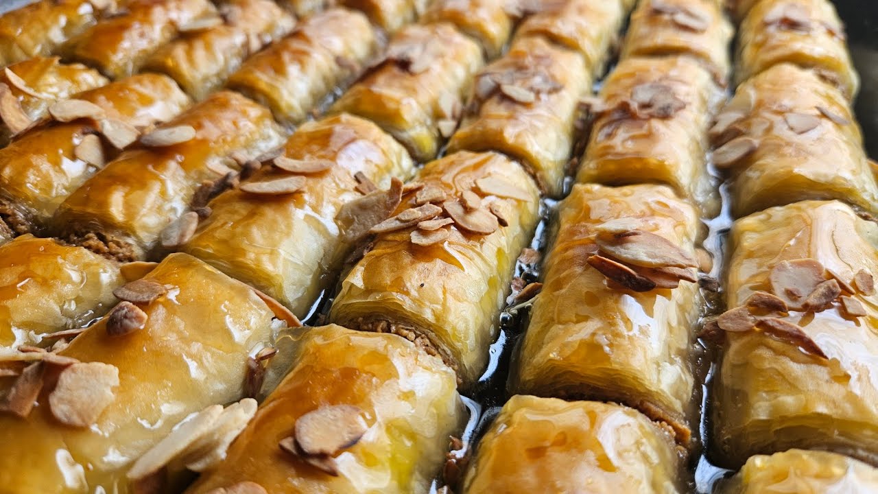 Baklava de almendras // Baklava dial louz // بقلاوة ديال لوز.