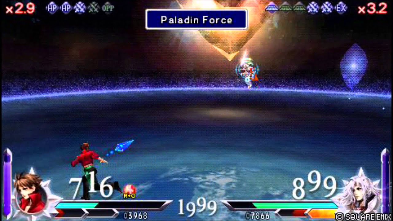 [Dissidia 012 Online] Bartz[Jet] vs Cecil[Akai] M1, M2