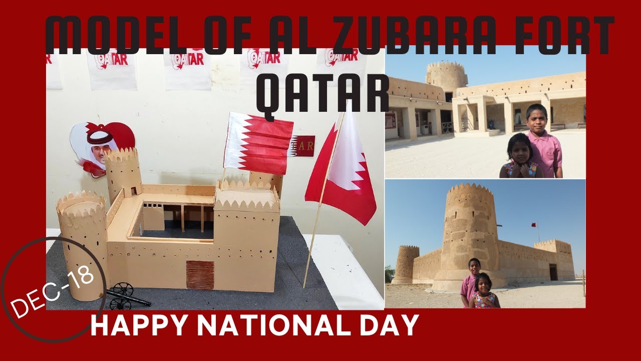 Model of Al Zubara Fort Qatar | Al Zubara fort Qatar Monument  | Museum | Happy Qatar National Day