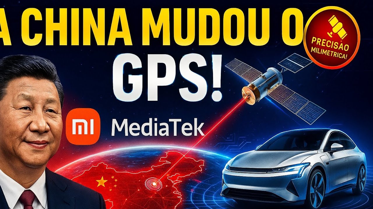 A Revolução do GPS: A China Chega com Navegação Milimétrica!