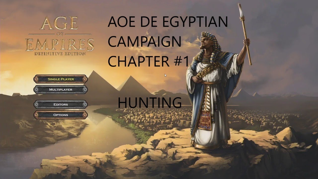 Age of Empires Definitive Edition Walkthrough | Ascent of Egypt | Hunting | Level 1