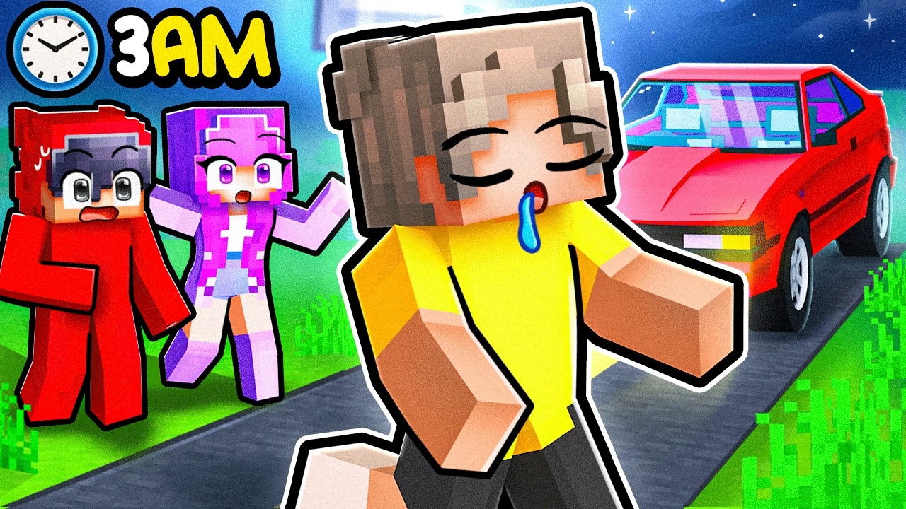 Shady Is SLEEPWALKING At 3AM in Minecraft!