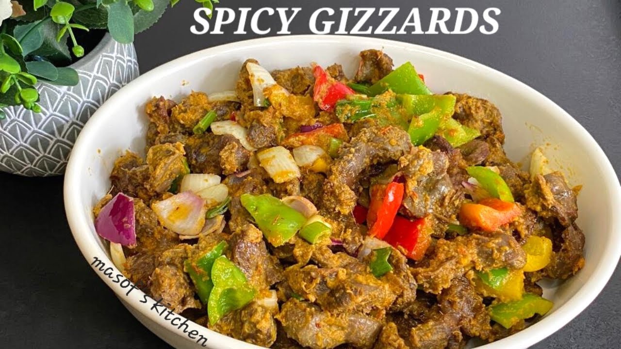 Ghana 🇬🇭Spicy Gizzards//Peppered Gizzards//@MasofsKitchen