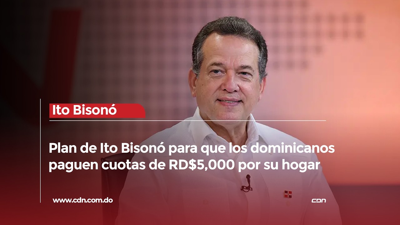 Entrevista especial elCaribe y CDN al ministro de la Vivienda y Edificaciones, Víctor “Ito” Bisonó