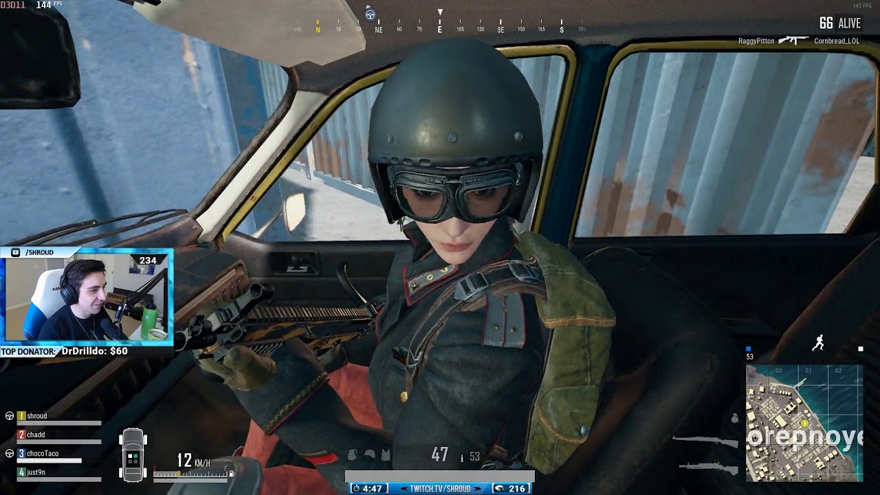 SHROUD, CHOCOTACO, JUST9N & CHAD SQUAD 2 | PUBG | MAY 4