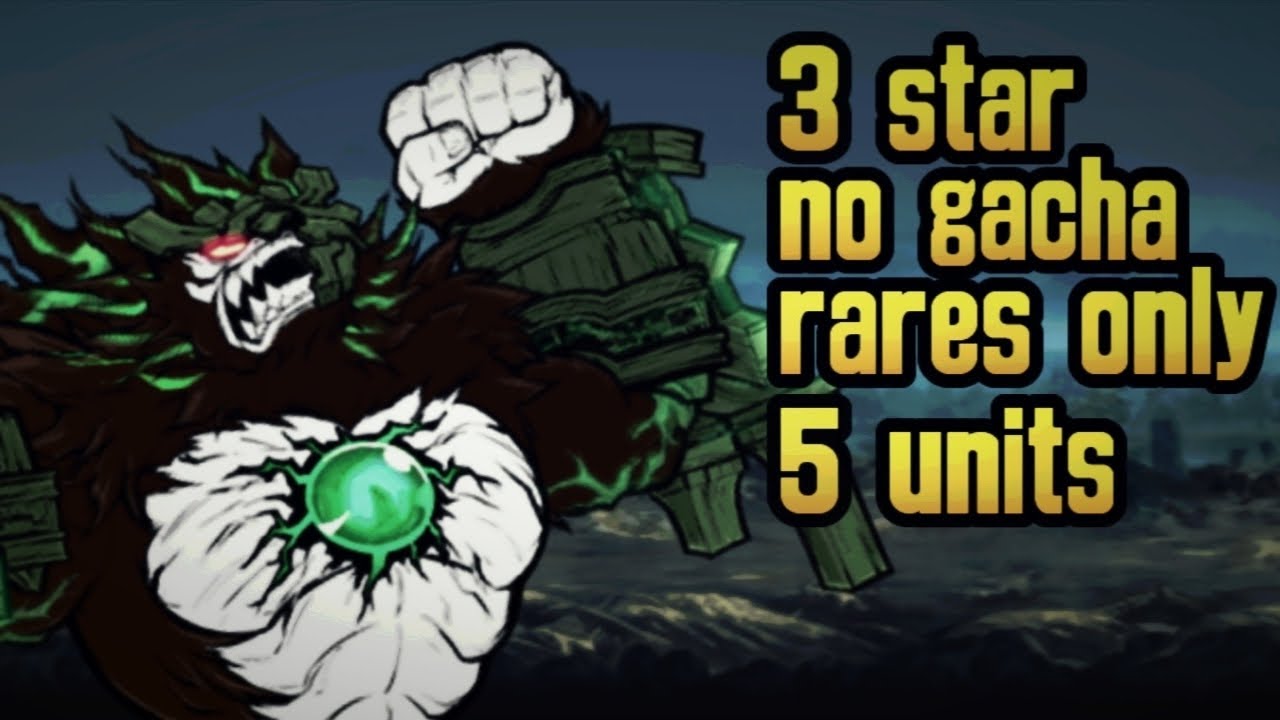 Revival of Origin 3 star, no gacha, rares only, 5 units || The Battle Cats