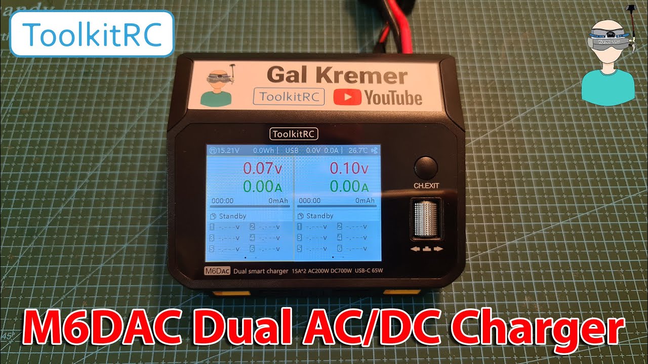 ToolkitRC M6DAC 700W Dual Smart Charger