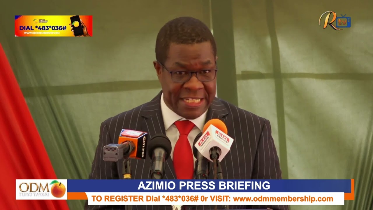 BREAKING: AZIMIO Parliamentary Group LAUNCH JOINT INQUEST into the death of CDF OGOLLA