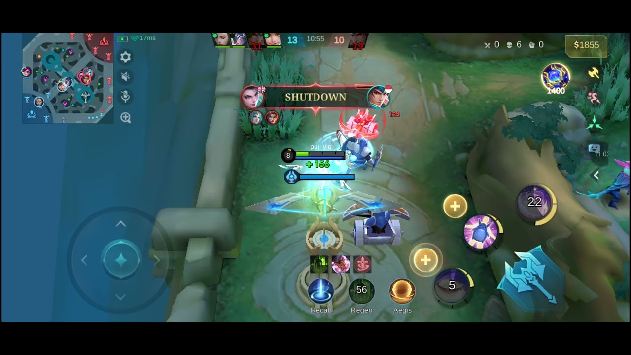 NANA,ZILONG,ALPHA,BENEDETTA,WANWAN VS COMPUTER KITA MENANG 