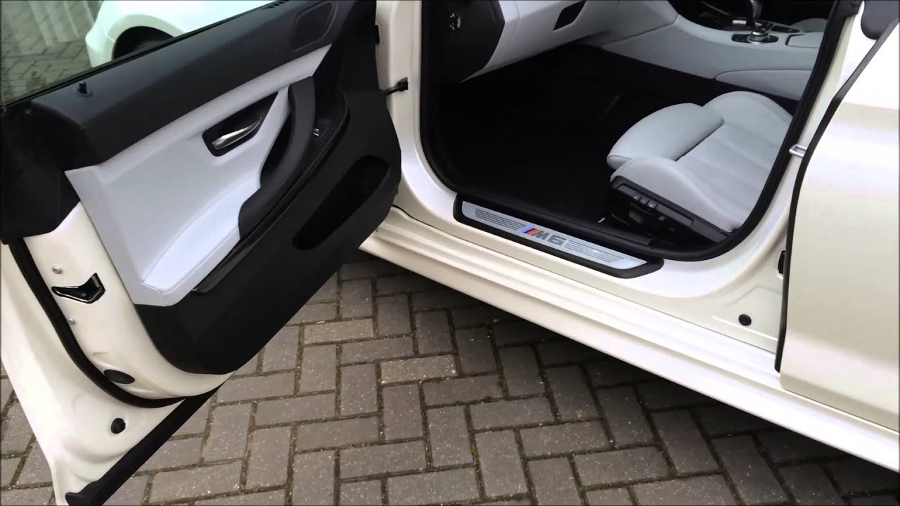 BMW M6 3M Satin Pearl White Wrap by Premier Vehicle Wrapping