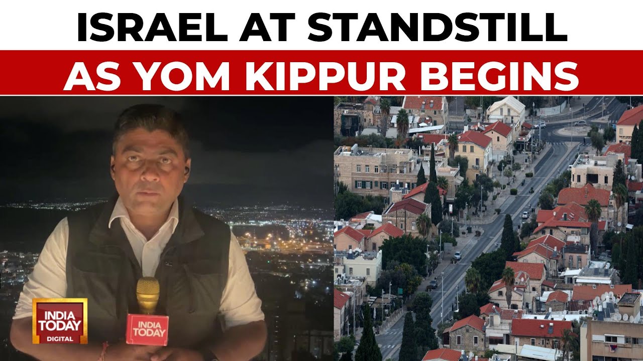 Report: Israel Comes To A Virtual Standstill As Yom Kippur 2024 Begins