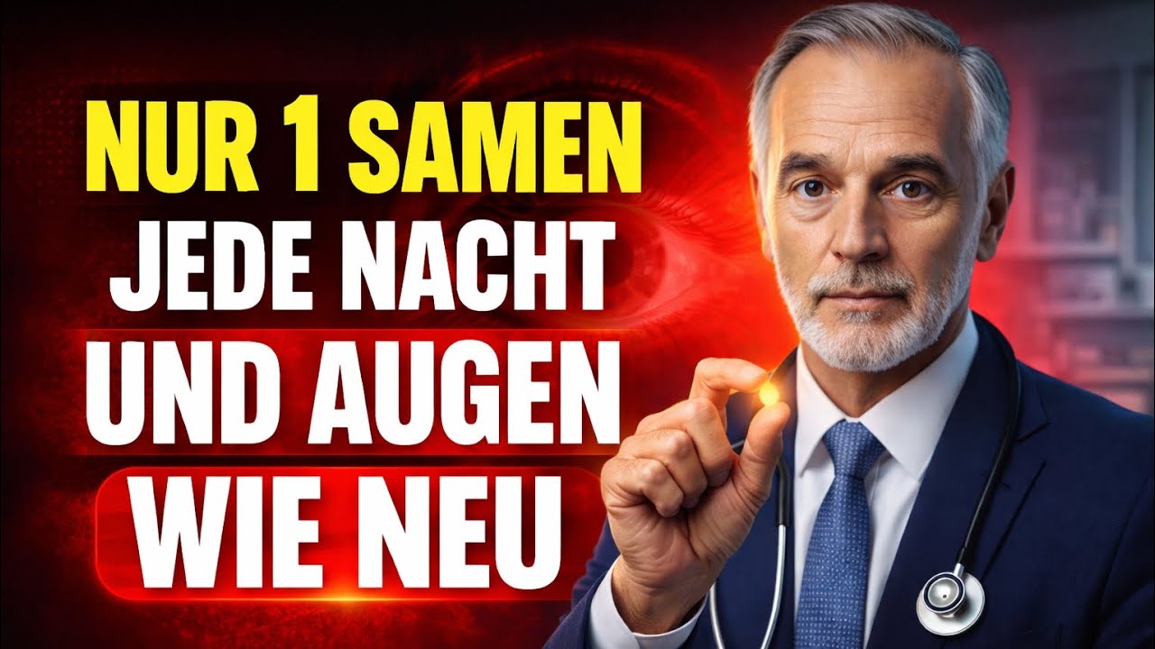 Nur 1 Samen jede Nacht – Augen wie neu!