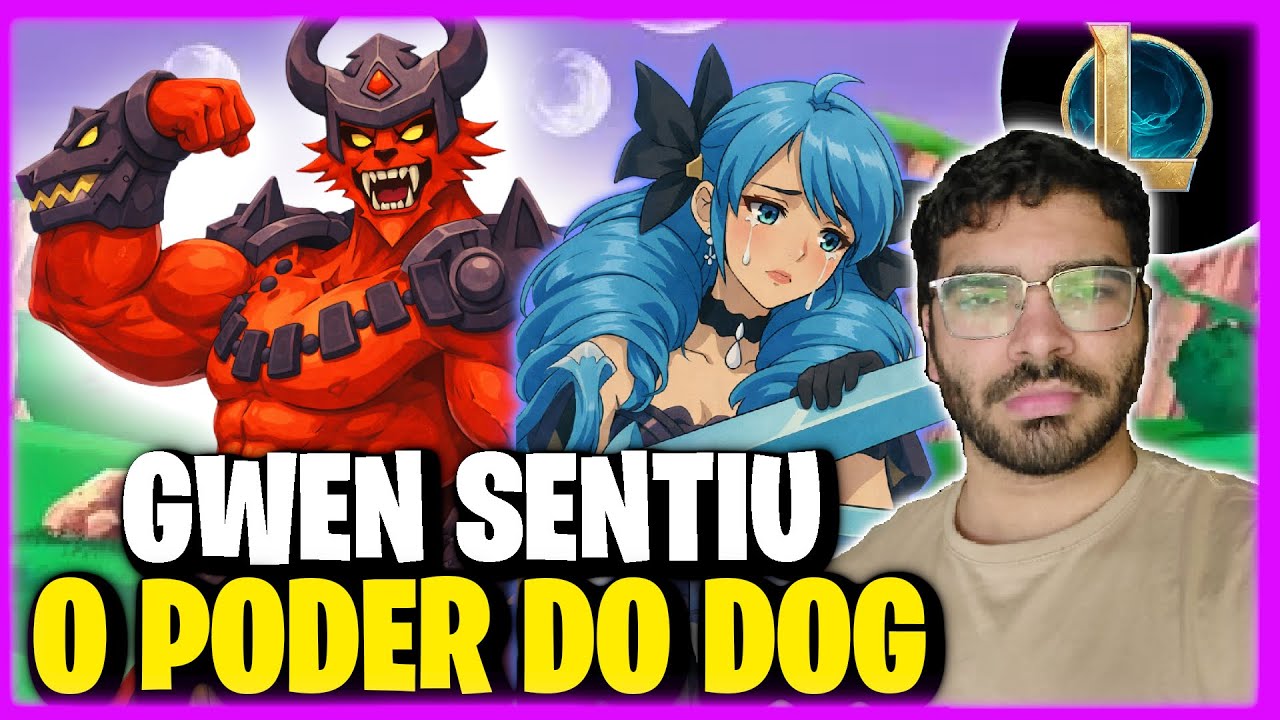 O DOGÃO TÁ DOMINANDO ESSA TOP LANE | League of Legends | NASUS VS GWEN