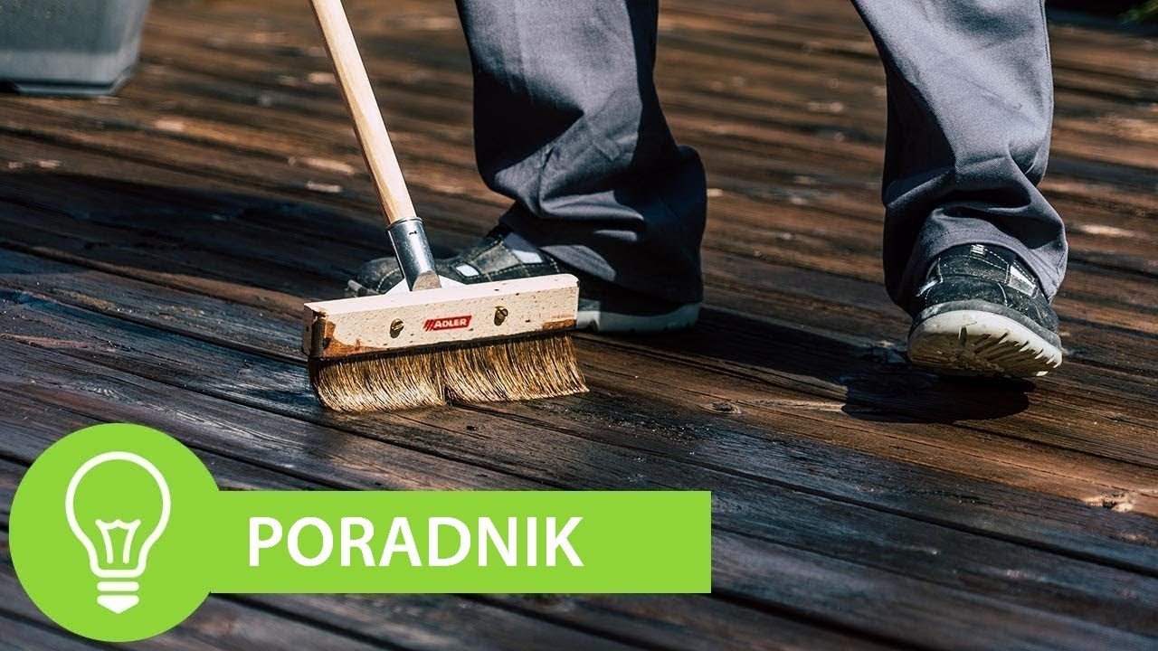 Odświeżenie tarasu drewnianego produktami ADLER
