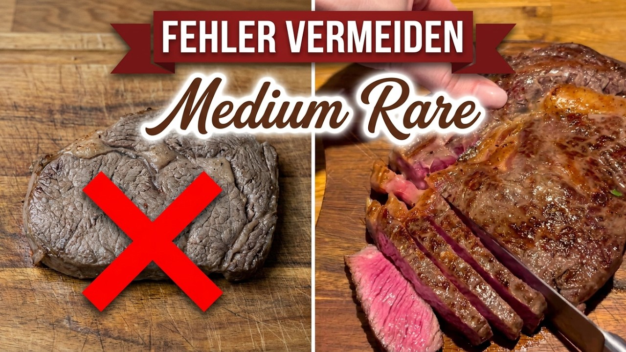 Unglaublich saftig: So gelingt dir das perfekte Medium Rare Ribeye (Fehler vermeiden!)