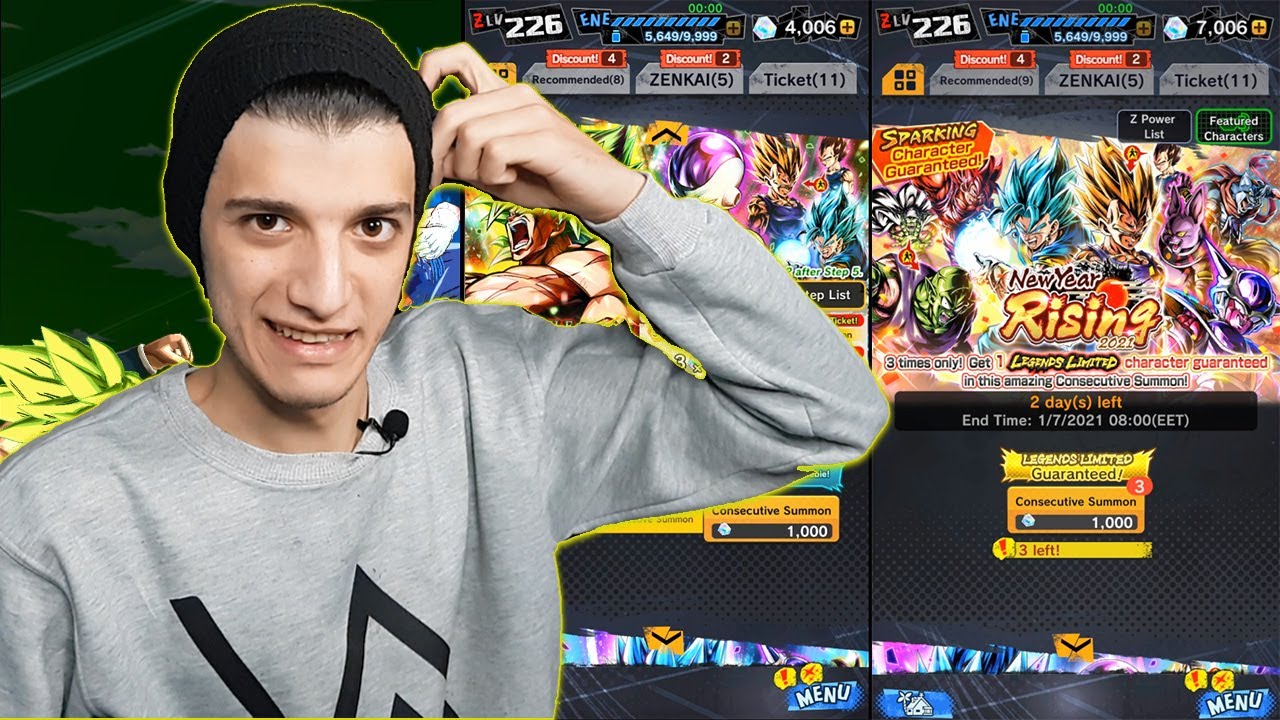 سحب ب 7 الاف جوهرة على بانر برولي  3 ليجندري  🔥🔥 !!! | Dragon Ball Legends