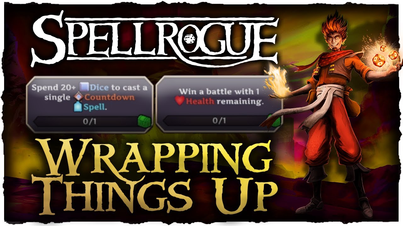 [Challenge Run] Surviving On 1 Life + 20 Dice in 1 Spell! | Spellrogue