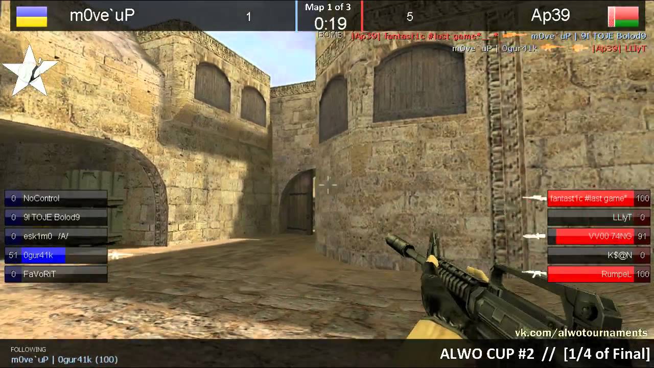 oXx  //  ALWO Cup #2  //  [1/4] Map #1: de_dust2  //  