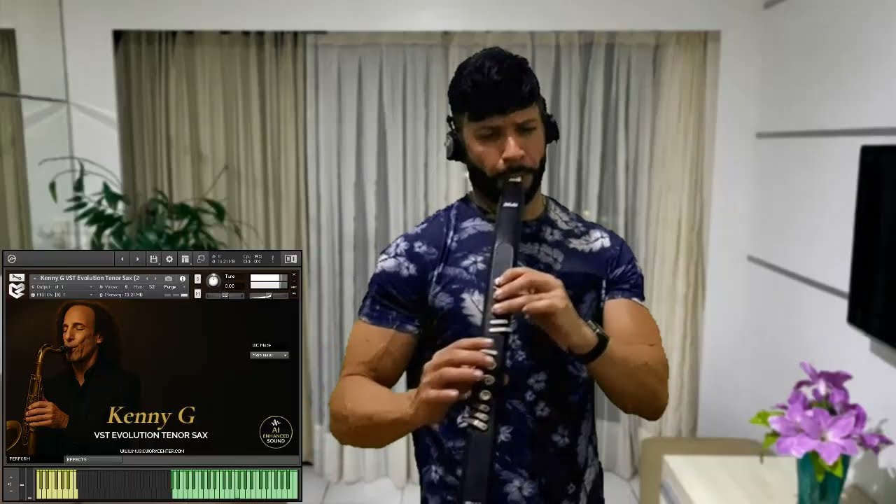 AKAI EWI USB - TENOR SAXOPHONE DEMO