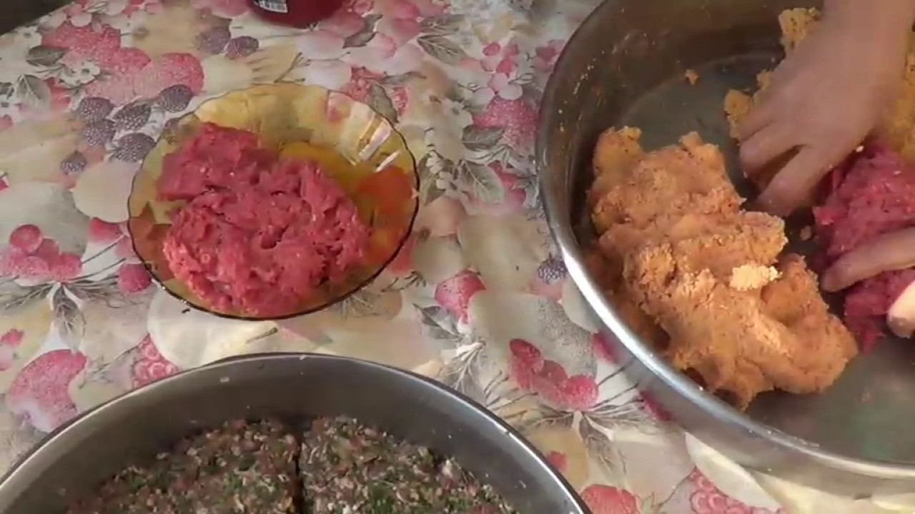 Kitel Raha (Süryani İçli Köftesi) (Mardin Mutfağı / Yöresel Tatlar-Yemekler)