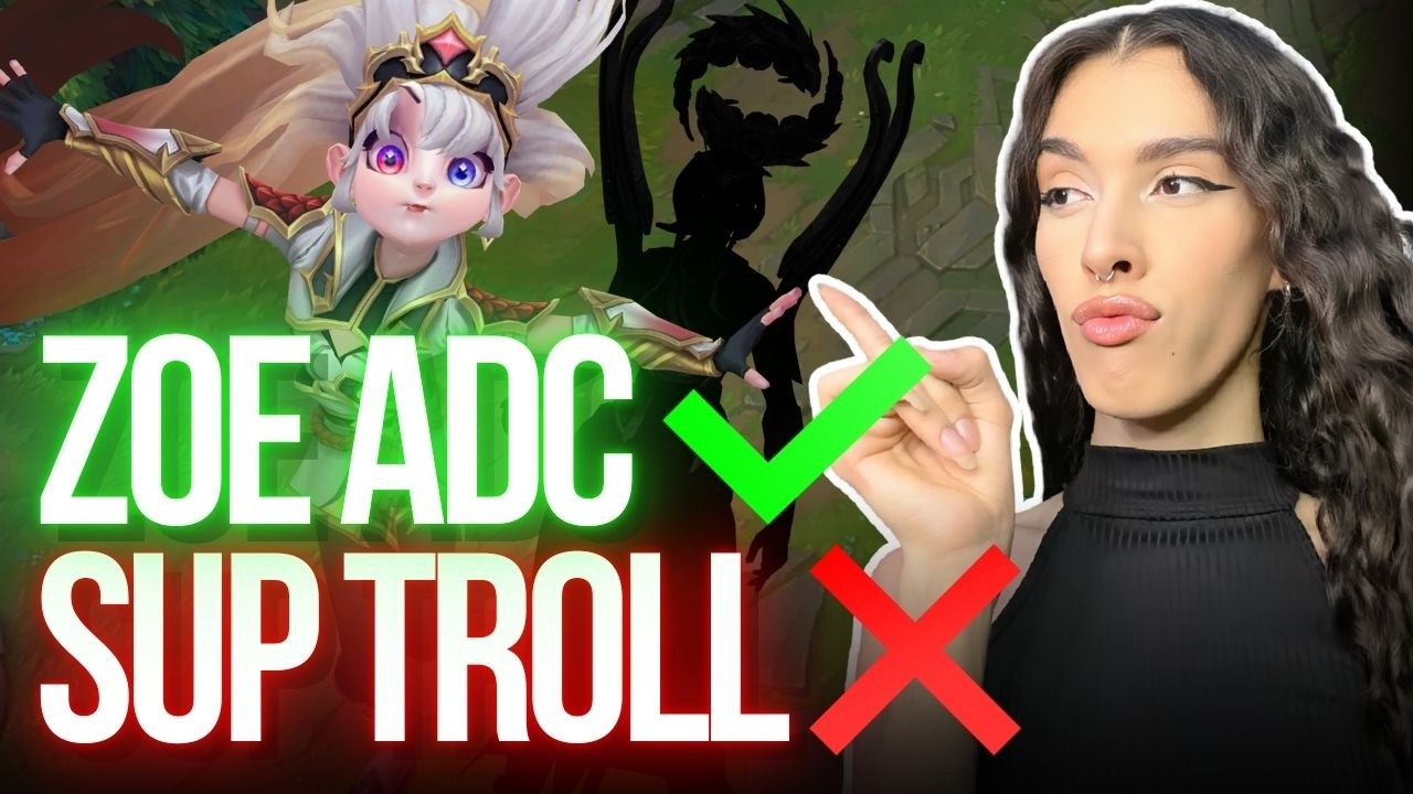 MONO QUE É MONO, JOGA EM QUALQUER LANE !! - Mono Zoe League of Legends