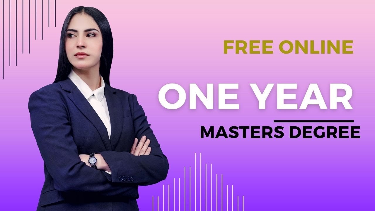 Free online one year masters degree