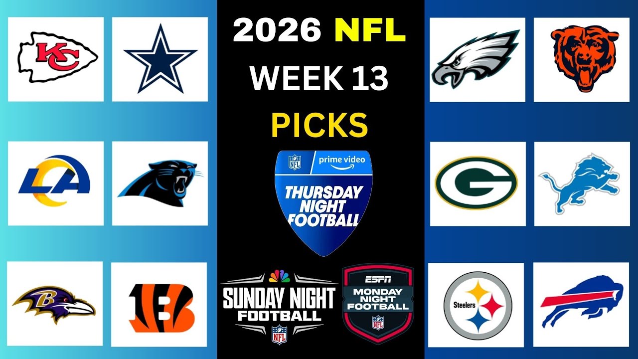 2025 NFL WEEK 13 GAME PICKS: FULL WEEK PREDICTIONS