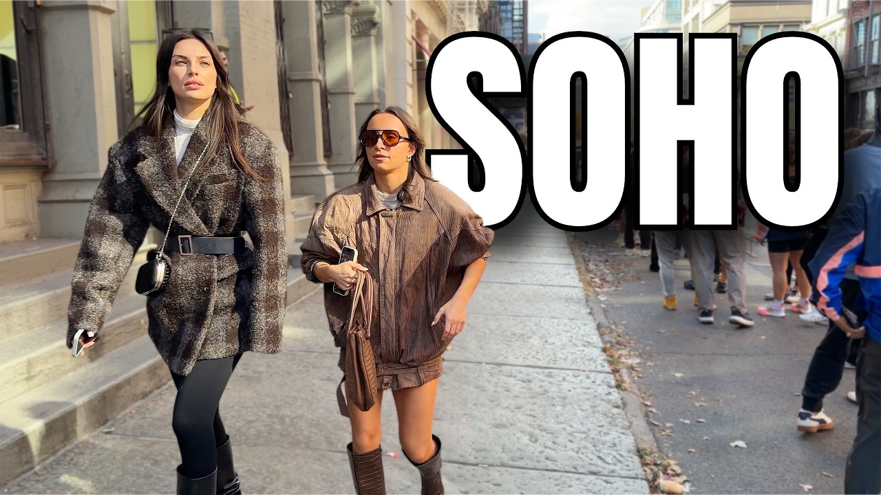 NEW YORK CITY Walking Tour [4K] - Beautiful People / Beautiful SOHO