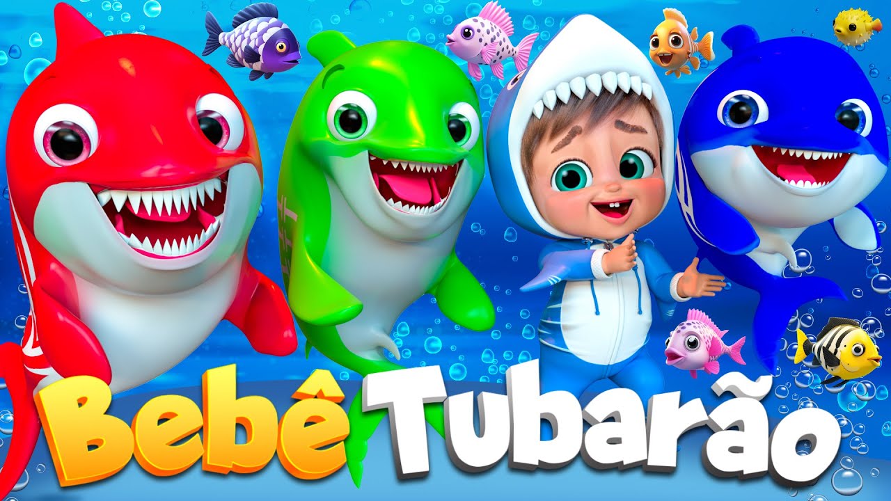 Bebê Tubarão Aprende as Emoções @SuperLucaPortugues #rimasinfantis #musicasinfantis
