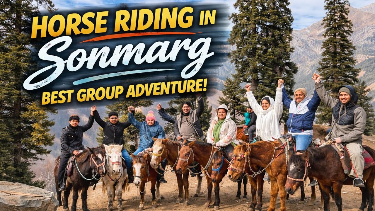 Horse Riding in Sonmarg 🐎 | Kashmir’s Most Beautiful Adventure | Heaven on Earth 