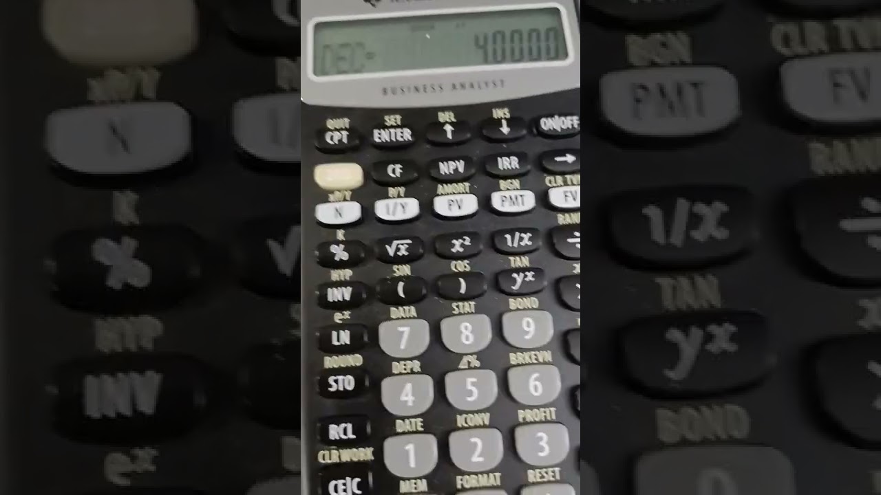 How to set decimal places - BA II Plus Texas Instruments.